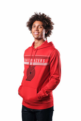 Picture of Ultra Game NBA Official Men’s Super Soft Midtown Hoodie Pullover Sweatshirt - Unisex, Portland Trail Blazers, Team Color, Small