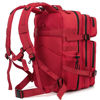 Picture of QT&QY Red Military Tactical Backpacks For women Fitness Army Molle Daypack 45L Large 3 Day emergency survival backpack Bug Out Bag Gym Rucksack With Bottle Holder