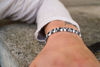 Picture of Surfer Beach Bracelet Set Men & Women - Braided Boho Summer Bracelets - Handmade Festival Jewelry - 100% Waterproof & Adjustable - Friendship Gift - Ethnic Hippie Style (Black & White)