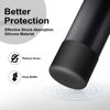 Picture of Alwenid 2PCS Silicone Water Bottle Boot for Owala 24 Oz, Anti-Slip Protective Sleeve Bottom Bumper Protector for FreeSip, Twist, and Flip Stainless Steel Water Bottles (Black)