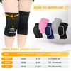 Picture of YICYC Volleyball Knee Pads for Dancers, Soft Breathable Knee Pads for Men Women Kids Knees Protective, Knee Brace for Volleyball Football Dance Yoga Tennis Running Cycling Workout Climbing