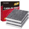 Picture of Puroma Cabin Air Filter with Activated Carbon, Replacement for CP285, CF10285, Toyota Camry, RAV4, Highlander, Corolla, 4Runner, Tundra, Prius, Sienna, Lexus, Scion, Subaru, Jaguar (3 pcs)