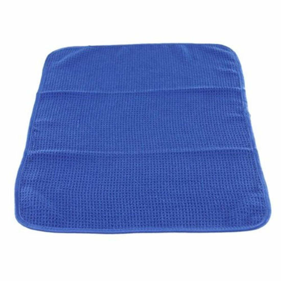 Picture of Chemical Guys MIC_708_1 Waffle Weave Towel for Home & Auto Glass, Windows, Mirrors & More, Blue (24 in. x 16 in.)