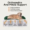 Picture of Orthopedic Large Dog Bed Washable, Orthopedic Emerald Dog Beds with Egg Foam Support, Removable, Machine Washable Plush Cover and Non-Slip Bottom for Extra Large Dogs