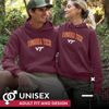 Picture of Campus Colors Adult Arch & Logo Soft Style Gameday Hooded Sweatshirt (Virginia Tech Hokies - Maroon, X-Large)
