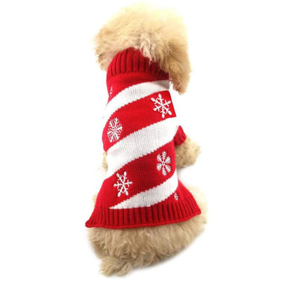 Picture of NACOCO Dog Snow Sweaters Snowman Sweaters Xmas Dog Holiday Sweaters New Year Christmas Sweater Pet Clothes for Small Dog and Cat (Snow,XXS)