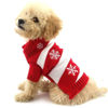Picture of NACOCO Dog Snow Sweaters Snowman Sweaters Xmas Dog Holiday Sweaters New Year Christmas Sweater Pet Clothes for Small Dog and Cat (Snow,XXS)