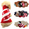 Picture of NACOCO Dog Snow Sweaters Snowman Sweaters Xmas Dog Holiday Sweaters New Year Christmas Sweater Pet Clothes for Small Dog and Cat (Snow,XXS)