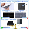 Picture of 18 Pack Black Acoustic Panels 12"X12"X 0.4"Sound Absorbing Panel Wall Decoration Soundproof Wall Panels High-Density Sound Deadening Panels Acoustic Treatment Panel For Home Studio