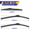 Picture of 3 wipers Replacement for 2007-2017 Jeep Wrangler/2008-2018 Jeep Wrangler JK, Windshield Wiper Blades Original Equipment Replacement - 15"/15"/13" (Set of 3) U/J HOOK