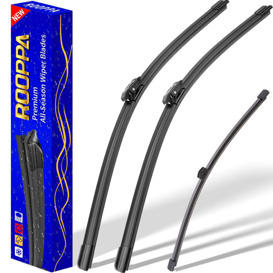 Picture of 3 wipers Replacement for 2018-2022 BMW X2, Windshield Wiper Blades Original Equipment Replacement - 24"/20"/13" (Set of 3)