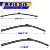Picture of 3 wipers Replacement for 2018-2022 BMW X2, Windshield Wiper Blades Original Equipment Replacement - 24"/20"/13" (Set of 3)
