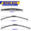 Picture of 3 wipers Replacement for 2012-2017 Buick Enclave, Windshield Wiper Blades Original Equipment Replacement - 24"/21"/12" (Set of 3) Pinch Tap