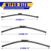 Picture of 3 wipers Replacement for 2020-2023 Ford Escape, Windshield Wiper Blades Original Equipment Replacement - 24"/20"/11" (Set of 3) Pinch Tap
