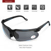 Picture of xaegistac Shooting Glasses with Case Anti Fog Hunting Safety Glasses for Men Women (Black)