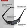 Picture of xaegistac Shooting Glasses with Case Anti Fog Hunting Safety Glasses for Men Women (Black)