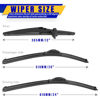 Picture of 3 wipers Replacement for 2010-2022 Toyota 4Runner, Windshield Wiper Blades Original Equipment Replacement - 24"/20"/12" (Set of 3) U/J HOOK