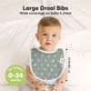 Picture of 8-Pack Organic Baby Bibs for Boys, Girls - Soft Cotton Drooling and Teething Baby Bibs, Baby Girl Bibs, Baby Boy Bibs, Baby Drool Bibs for Baby Girl, Boy, Newborn Infant Bibs (Pets & Paws)