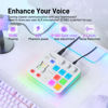 Picture of MAONO Gaming Audio Mixer, Audio Interface with Pro-preamp, RGB, Bluetooth, 48V Phantom Power for Live Streaming, Podcasting, Content Create, Gaming MaonoCaster G1 NEO (White)