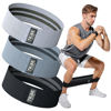 Picture of Fabric Resistance Bands for Legs - Workout Bands Resistance Bands for Men and Women - Booty Bands for Working Out - Exercise Bands Resistance Bands Set - Elastic Bands for Exercise (Gray)