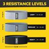 Picture of Fabric Resistance Bands for Legs - Workout Bands Resistance Bands for Men and Women - Booty Bands for Working Out - Exercise Bands Resistance Bands Set - Elastic Bands for Exercise (Gray)
