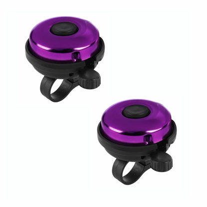 Picture of Accmor Classic Bike Bell, Aluminum Bicycle Bell, Loud Crisp Clear Sound Bicycle Bike Bell for Adults Kids