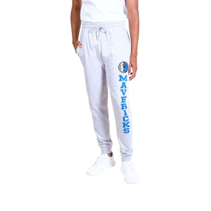 Picture of Ultra Game NBA Official Men’s Super Soft Game Day Jogger Sweatpants - Unisex, Dallas Mavericks, Heather Gray, Small