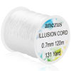 Picture of Anezus Heavy Duty Fishing Wire for Hanging, 0.7 mm Clear Fishing Line Invisible String Strong Monofilament Line for Hanging Decorations and Crafts
