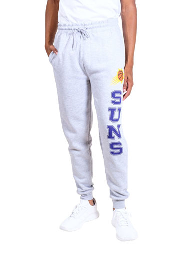 Picture of Ultra Game NBA Official Men’s Super Soft Game Day Jogger Sweatpants - Unisex, Phoenix Suns, Heather Gray, Medium