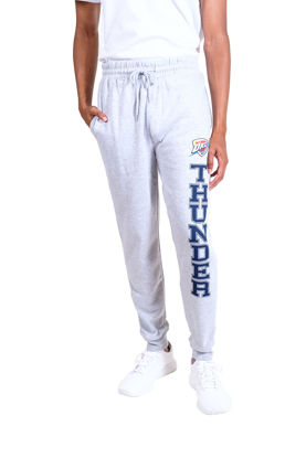 Picture of Ultra Game NBA Official Men’s Super Soft Game Day Jogger Sweatpants - Unisex, Oklahoma City Thunder, Heather Gray, XX-Large