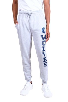 Picture of Ultra Game NBA Official Men’s Super Soft Game Day Jogger Sweatpants - Unisex, Minnesota Timberwolves, Heather Gray, X-Large