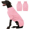 Picture of IECOii Extra-Large Dog Sweater 5XL,Christmas Dog Sweaters for Extra Large Dogs Girl Boy,Turtleneck Knitted Knitwear Easy On Doggie Sweatshirt Dog Sweater for Doberman,Great Dane(Pink,XXXXXL)