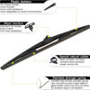 Picture of 3 Wipers Replacement for Honda Pilot Rear and Front Windshield Wiper Blades 2009-2015,3 Pieces 22"+21"+14 inch