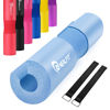 Picture of NEALFIT Barbell Pad Squat Pad for Squats-Squat Bar Pad-Great for Weightlifting,Lunges and Hip Thrusts-Foam Sponge Pad-Fit Standard and Olympic Bars Perfectly (Light Blue)