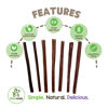 Picture of Nature Gnaws Super Skinny Bully Sticks for Small Dogs 5-6" (15 Count) - Long Lasting for Light Chewers and Puppies - Extra Thin Natural Beef Dog Chew Treats