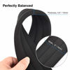 Picture of LEKATO Bass Guitar Straps for Electric Guitar & Bass 3" Wide Bass Strap Padded Guitar Straps Adjustable Length from 45" to 55" Bass Guitar Strap with Pick Holder 2 Safety Strap Locks & 6 Picks