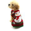 Picture of NACOCO Dog Snow Sweaters Snowman Sweaters Xmas Dog Holiday Sweaters New Year Christmas Sweater Pet Clothes for Small Dog and Cat(Snowman,L)