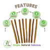 Picture of Nature Gnaws Extra Thin Bully Sticks for Small Dogs 5-6" (50 Count) - Long Lasting for Light Chewers and Puppies - Natural Beef Dog Chew Bone