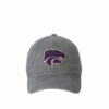 Picture of NCAA Kansas State Wildcats Mens Adjustable Scholarship Hat Charcoal, Kansas State Wildcats Charcoal, Adjustable, One size