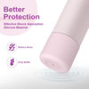 Picture of Alwenid 2PCS Silicone Water Bottle Boot for Owala 24 Oz, Anti-Slip Protective Sleeve Bottom Bumper Protector for FreeSip, Twist, and Flip Stainless Steel Water Bottles (White+Pink)