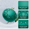 Picture of Steel Tongue Drum 6 Inch 8 Notes, Tongue Drum C major, Hang Drum Instrument, Handpan Drum for Kids, Ethereal Drum for Rain Meditation Yoga Musical Education, Green