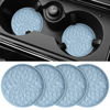 Picture of ME.FAN Car Cup Coaster [4 Pack] Silicone Car Coasters/Cup Mats - 2.75In Universal Non-Slip Recessed Car Interior Accessories - Car Cup Holder Insert Coasters Ether