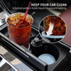 Picture of ME.FAN Car Cup Coaster [4 Pack] Silicone Car Coasters/Cup Mats - 2.75In Universal Non-Slip Recessed Car Interior Accessories - Car Cup Holder Insert Coasters Ether