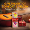Picture of Guitar Strap For Acoustic Guitar , Electric Guitar and Bass Guitar, Adjustable Pink Woven Guitar Strap W/ FREE BONUS 2 Picks + Strap Locks + Strap Button. Gift Set For Men & Women Guitar players