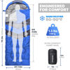Picture of MalloMe Sleeping Bags for Adults Cold Weather & Warm - Backpacking Camping Sleeping Bag for Kids 10-12, Girls, Boys - Lightweight Compact Camping Essentials Gear Accessories Hiking Sleep Must Haves