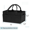 Picture of Mr. Pen- Baby Diaper Caddy Organizer, Black, Diaper Organizer, Car Diaper Caddy, Baby Caddy Organizer, Portable Diaper Caddy, Diaper Organizer for Changing Table, Baby Organizer for Nursery