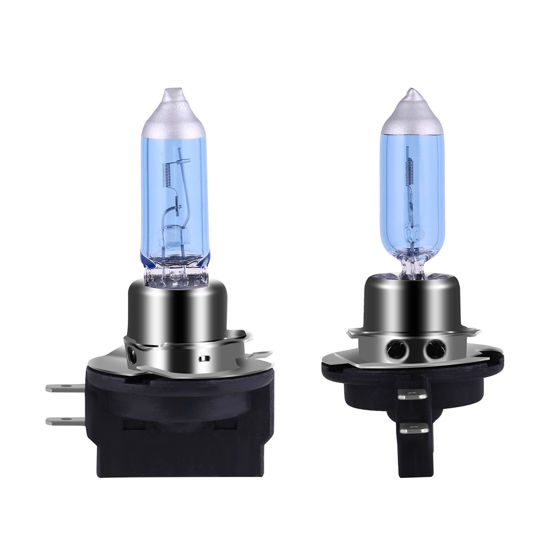 Picture of NEWBROWN H11B Headlight Bulb H11B Halogen Bulb 5000K Super White Light Long Life Replacement PGJY19-2 12V/55W (H11B, 2 Pack)