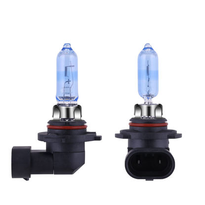 Picture of NEWBROWN 9005 Headlight Bulbs HB3 9005 Halogen Bulb 5000K Super White Light Long Life Replacement P20D 12V/60W (9005/HB3, 2 Pack)