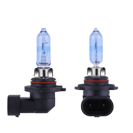 Picture of NEWBROWN 9005 Headlight Bulbs HB3 9005 Halogen Bulb 5000K Super White Light Long Life Replacement P20D 12V/60W (9005/HB3, 2 Pack)