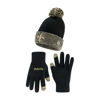 Picture of Ultra Game Standard Super Soft Two Tone Winter Beanie Knit Hat with Extra Warm Touch Screen Gloves, Team Color